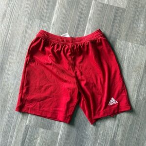 Adidas Boy’s Bold Red Athletic Shorts